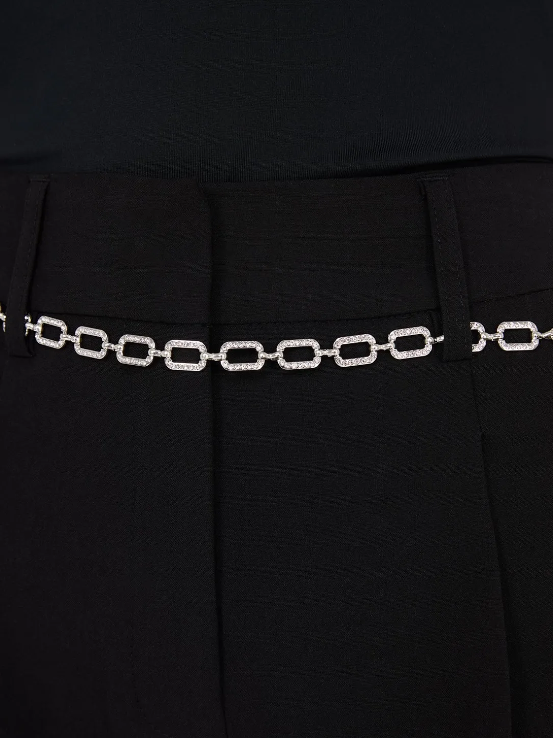 Rhinestone Chain Belt