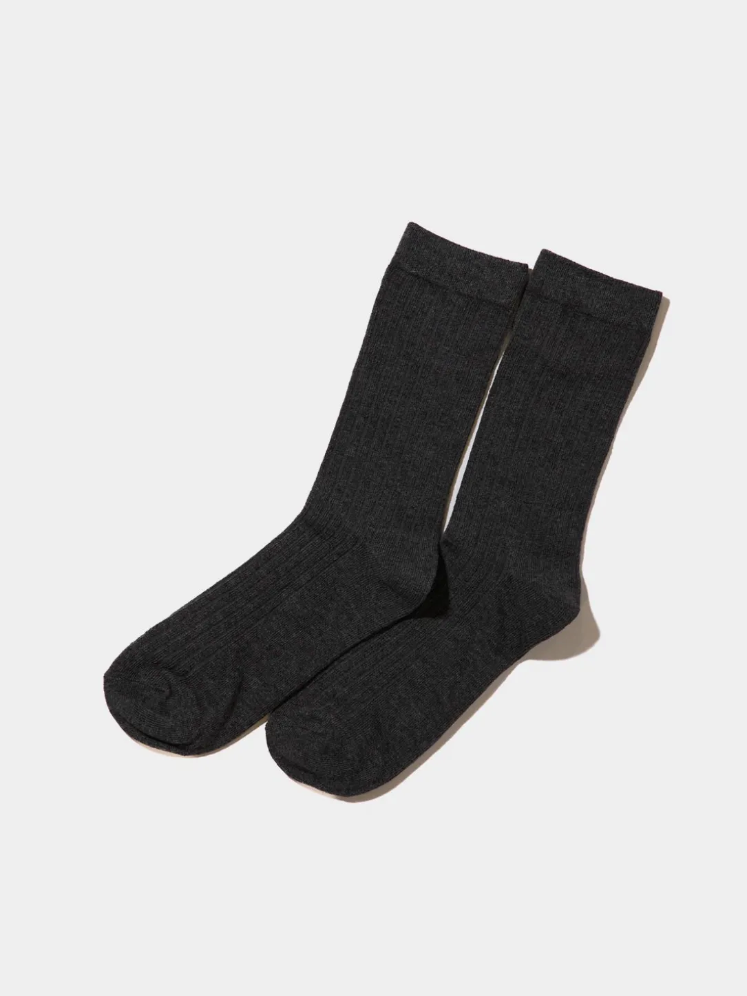 Ribbed Crew Socks