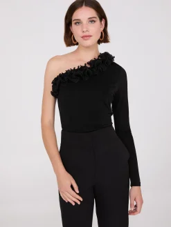 Ruffle One-Shoulder Top