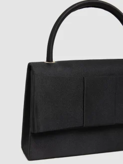 Satin Handbag With Bow