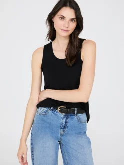 Scoop Neck Swing Tank Top