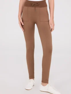 Seamless Leggings With Drawstring Waistband