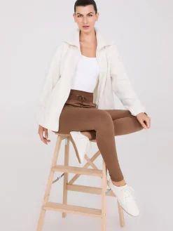 Seamless Leggings With Drawstring Waistband