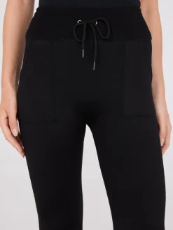 Seamless Leggings With Drawstring Waistband
