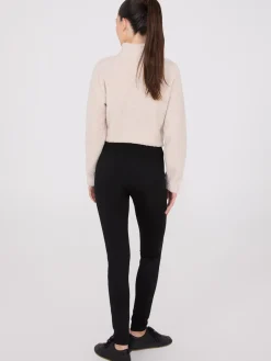 Seamless Leggings With Drawstring Waistband