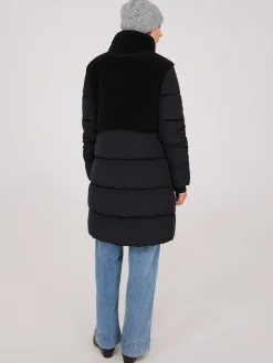 Short Shearling Puffer Jacket