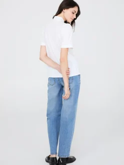 Short Sleeve Tie-Neck Top