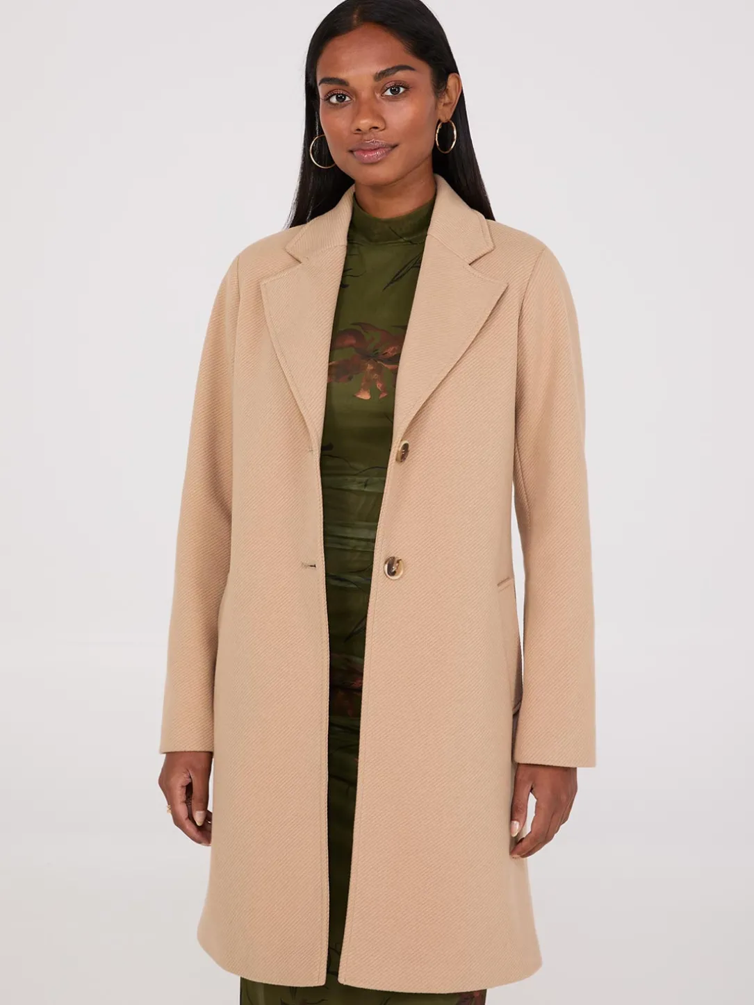 Single-Breasted Car Coat