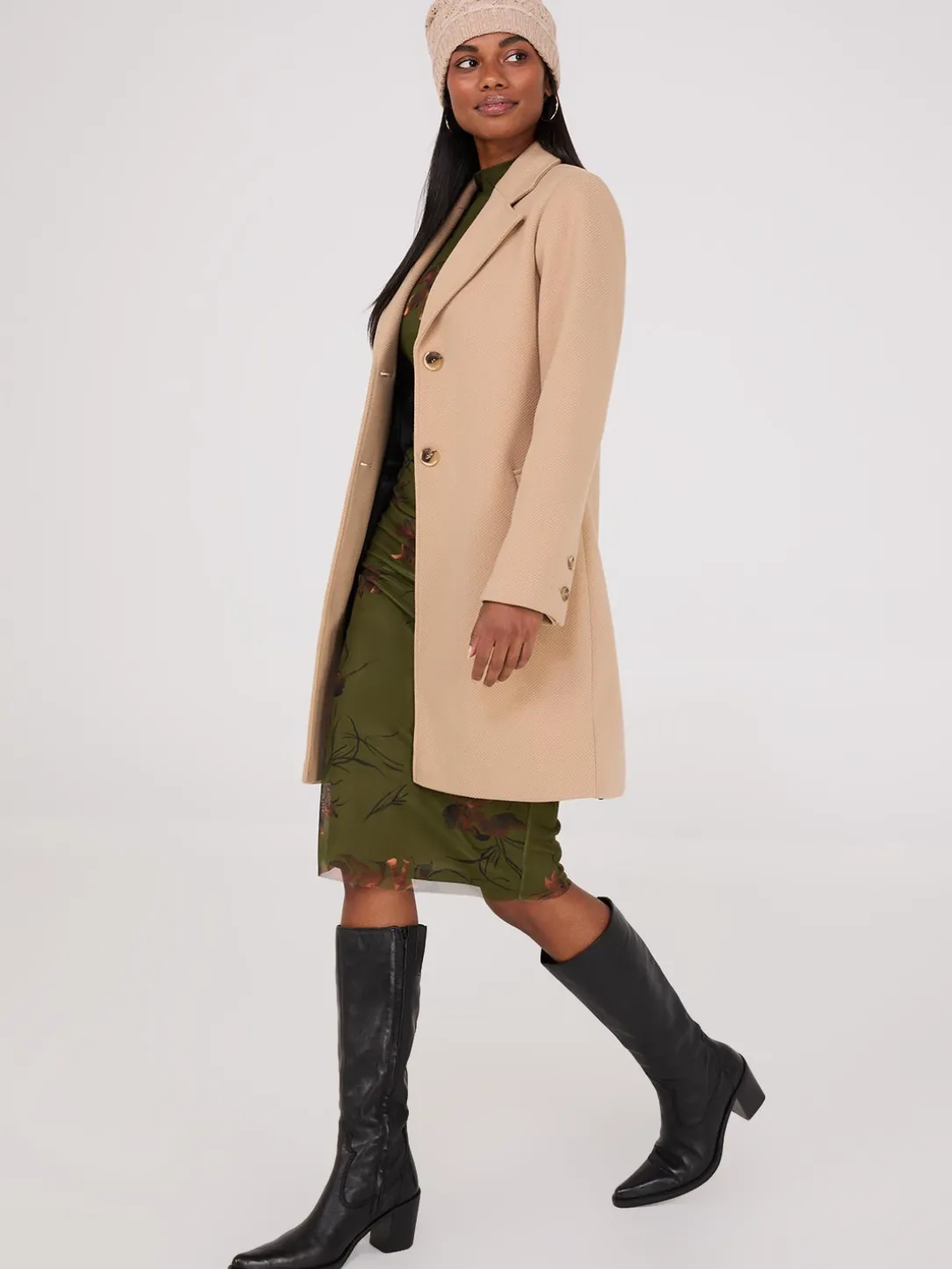 Single-Breasted Car Coat