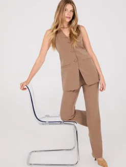 Slant Pocket Long Length Pants
