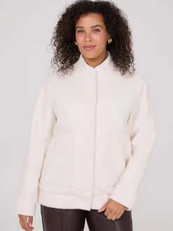 Snap Front Bomber Jacket