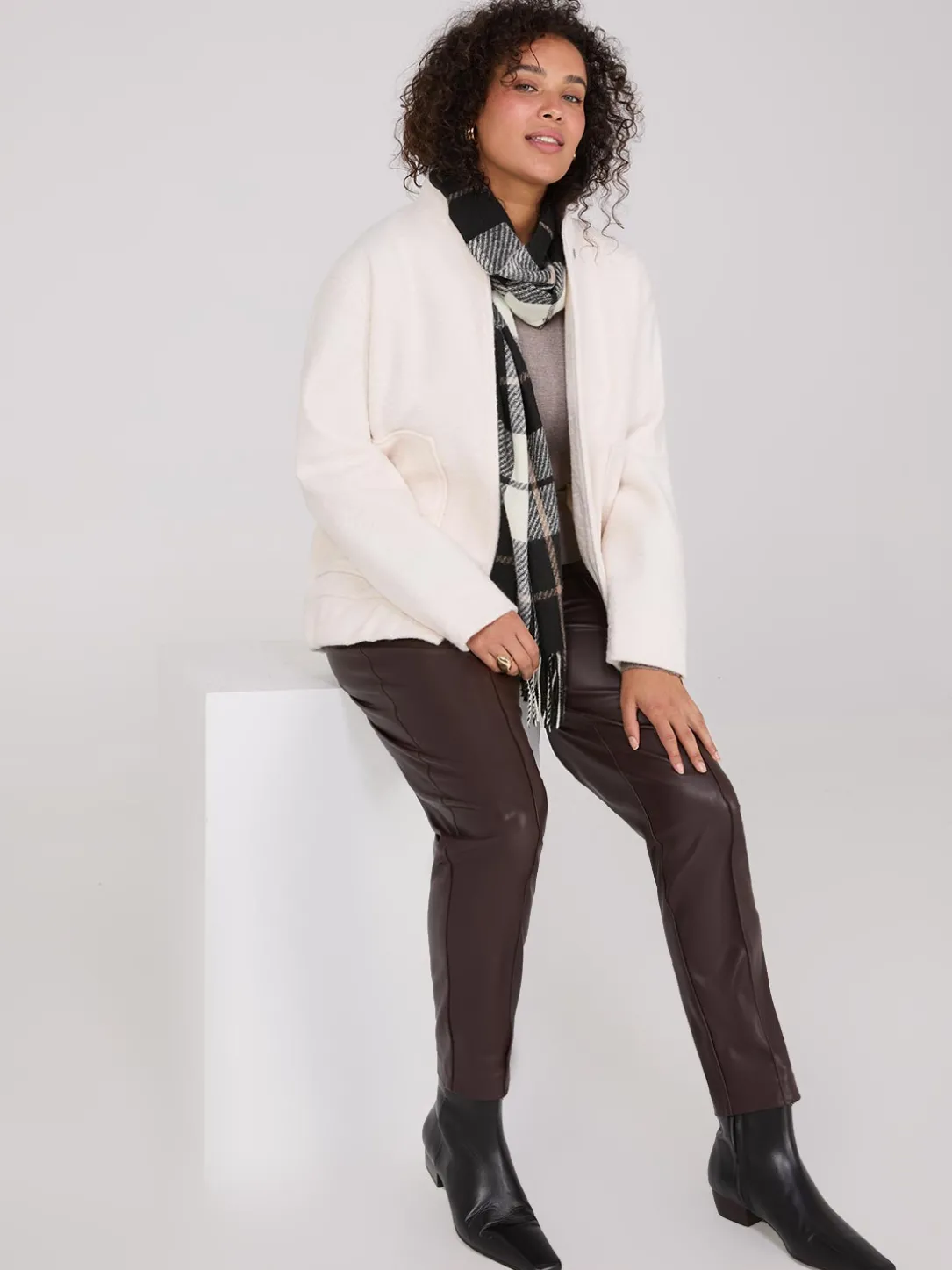 Snap Front Bomber Jacket