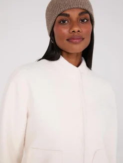 Snap Front Bomber Jacket