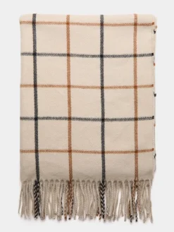 Soft Brushed Check Plaid Scarf