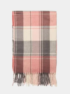 Soft Brushed Madras Plaid Scarf
