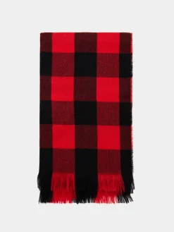 Soft Brushed Striped Scarf