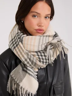 Soft Brushed Tartan Plaid Scarf