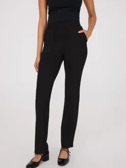 Straight Leg Pull-On Pants