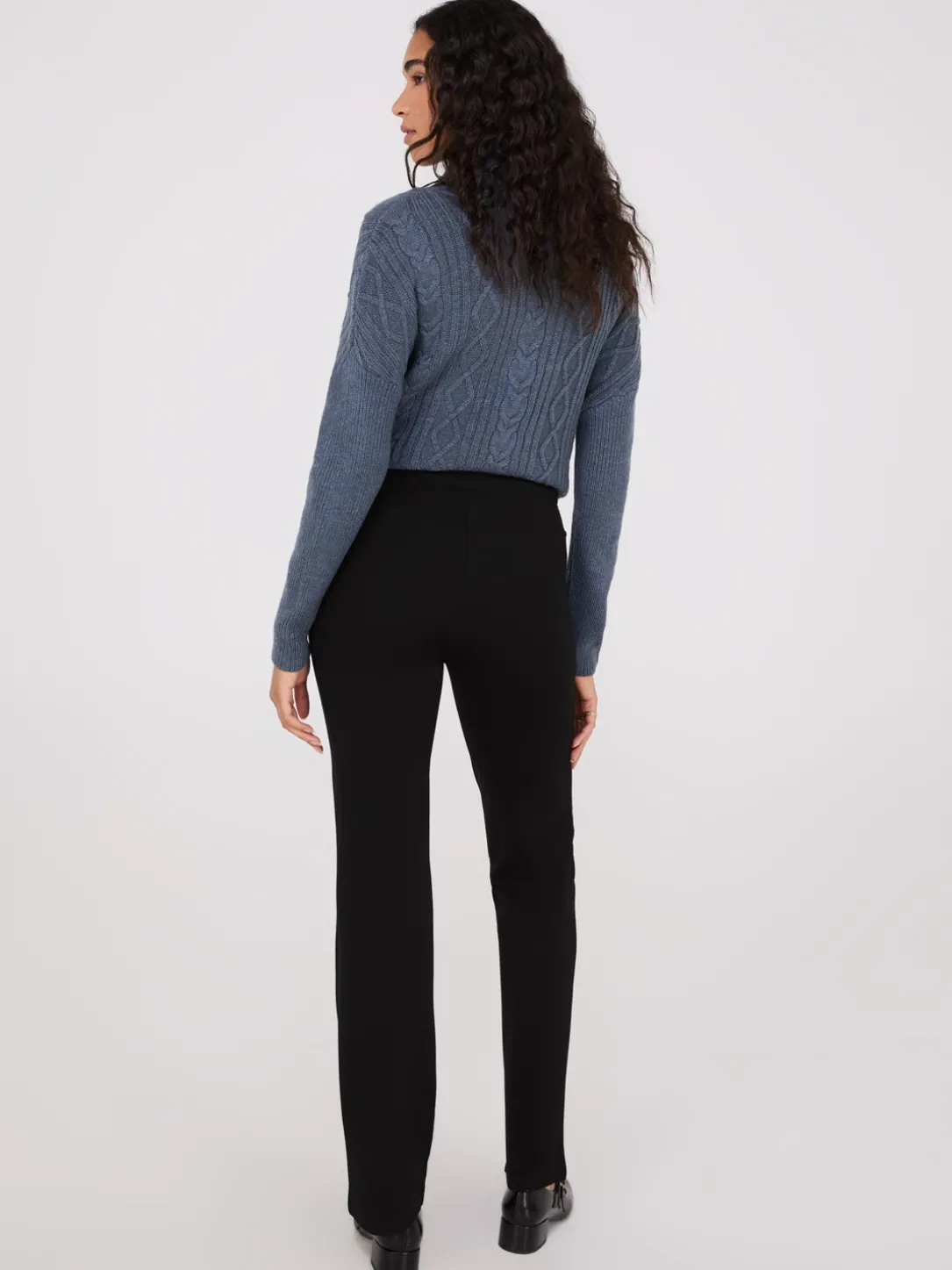 Straight Leg Pull-On Pants