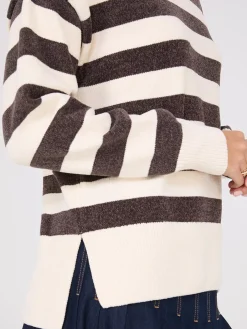 Striped Chenille Sweater