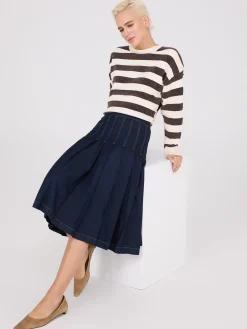 Striped Chenille Sweater