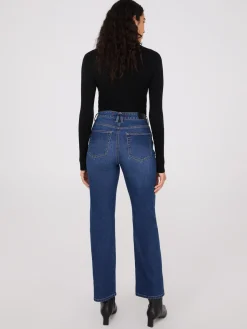Studded Straight Leg Jeans