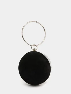 Suede Ball Shaped Handbag
