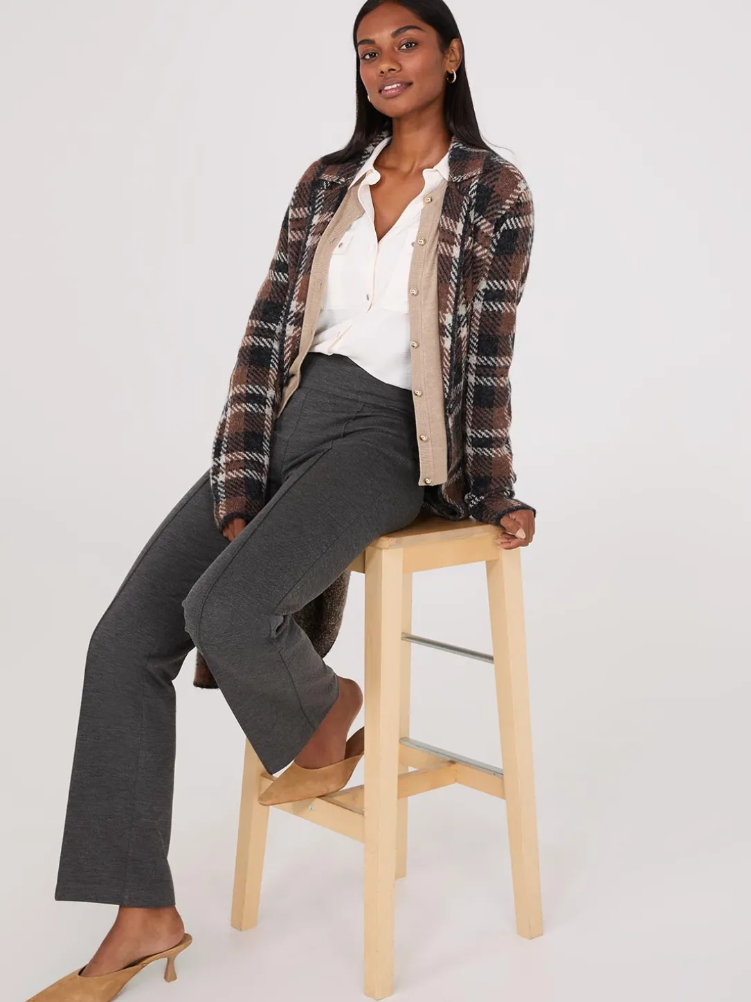 Textured Utility Pocket Blouse