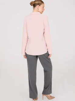 Textured Utility Pocket Blouse