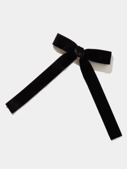 Velvet Bow Hair Clip