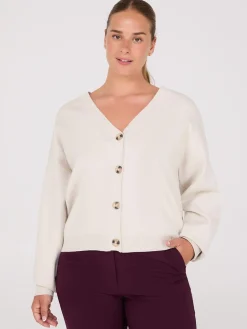 V-Neck Knit Cardigan