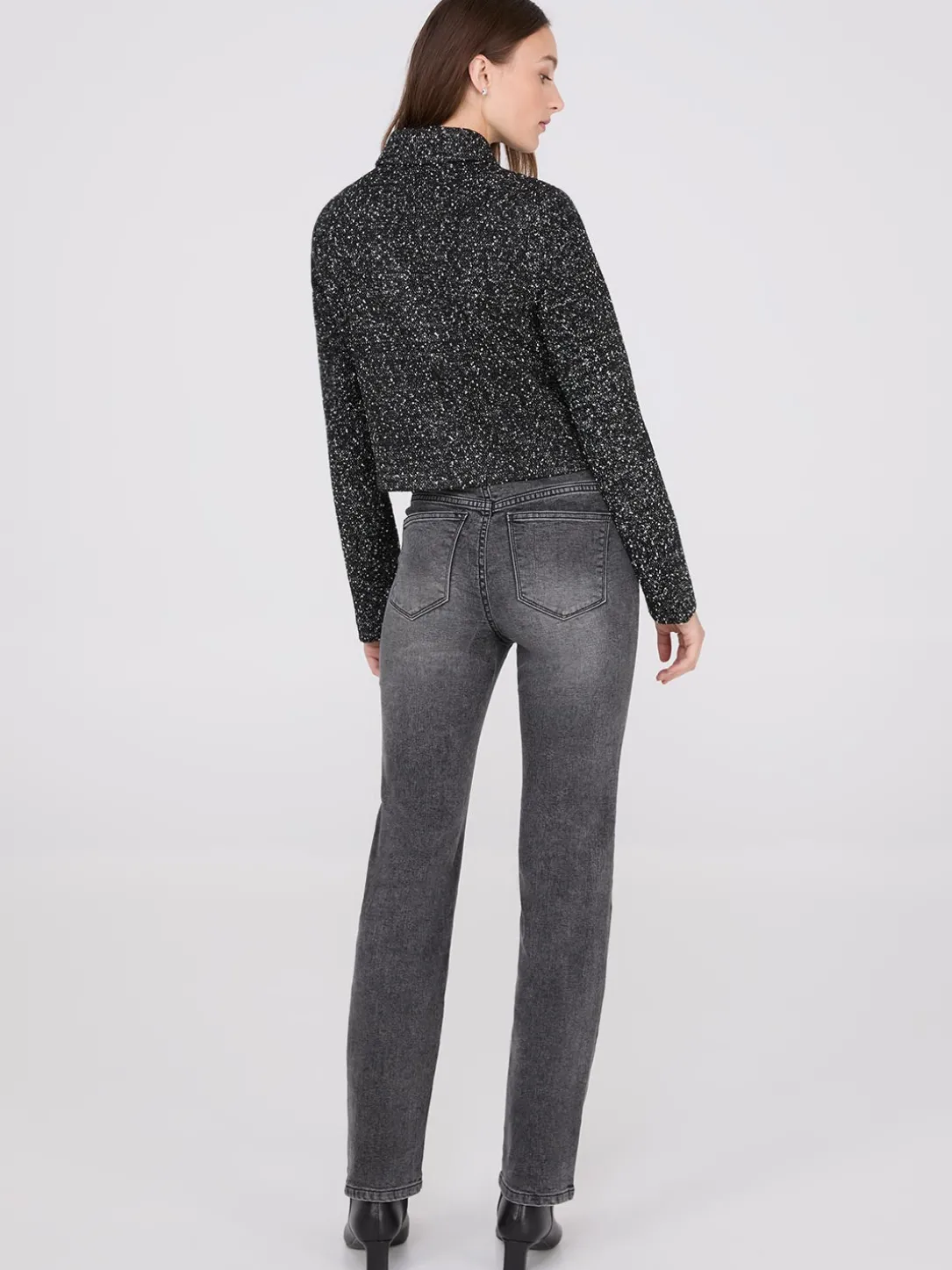 Waisted Boucle Blazer