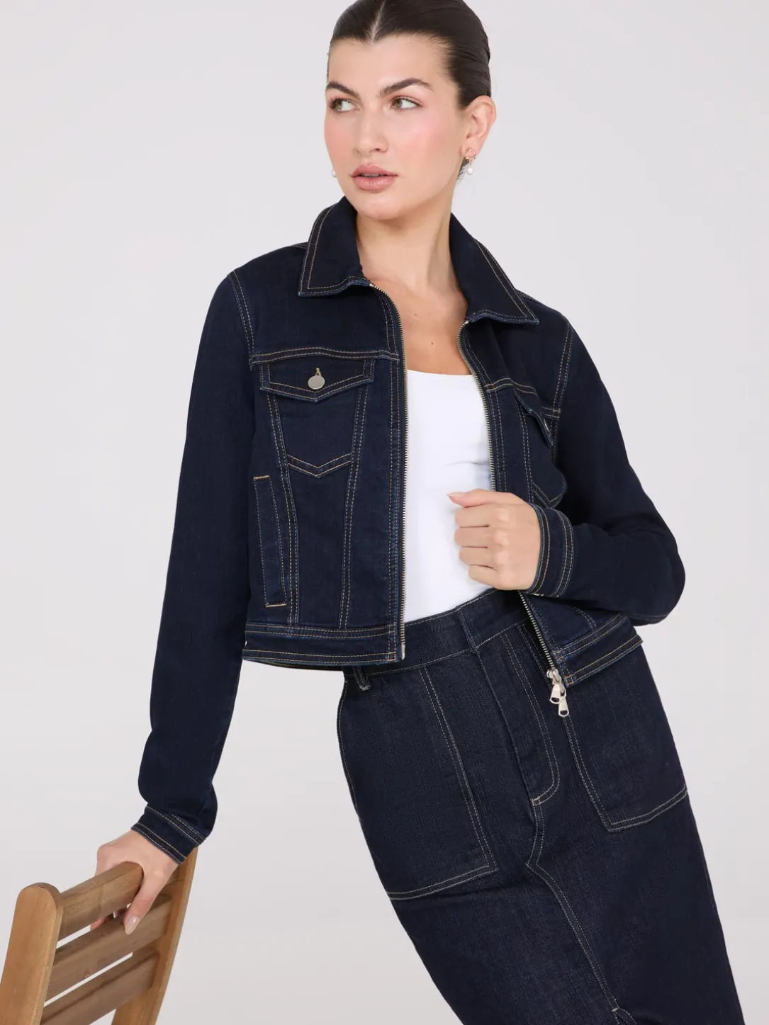 Waisted Denim Jacket