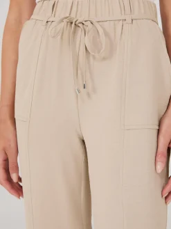 Wide-Leg Pants With Porkchop Pockets