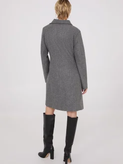 Wrap Collar Coat