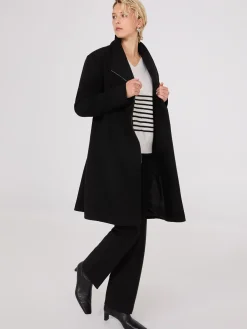Wrap Collar Coat